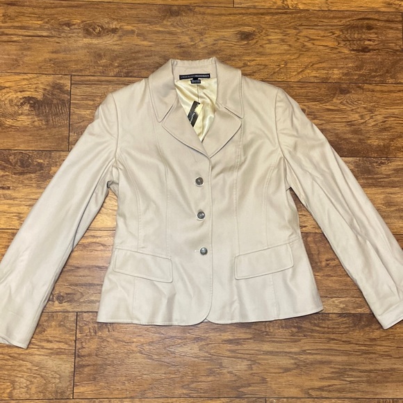 linda allard ellen tracy Jackets & Blazers - NWT Linda Allard Ellen Tracy khaki blazer jacket